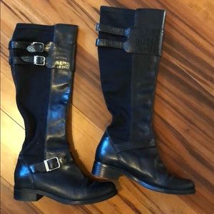 Cole Haan Black Riding Boot